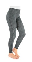 MUK LUKS Womens Fleece Lined Leggings Gray Size M/L - £12.03 GBP