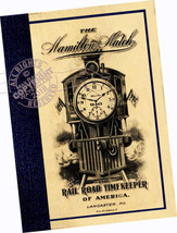 Hamilton Watch Co 1912 CATALOG Pocket Watches Rail Road Timekeeper models styles - $33.36