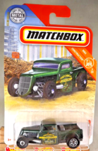 2018 Matchbox 21/100 MBX Construction 5/20 &#39;35 FORD PICKUP Green w/Hub-Flower Sp - £7.08 GBP
