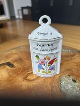 Vintage Hungary Ceramic Paprika Spice Container - $19.80