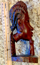 Vintage Hand Carved Wood African Kenya Sculpture RARE [e-12] - $14.08 CAD
