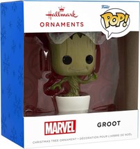 Hallmark Marvel Guardians of The Galaxy Groot Funko POP! Christmas Ornament NEW - $17.81