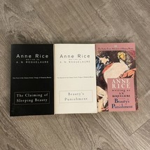 The Claiming of Sleeping Beauty Trilogy 1-3  AN Roquelaure (Anne Rice) - $23.99