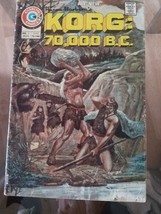Hanna Barbera&#39;s KORG: 70,000 B.C. No 2 Aug 1975 Charlton Comic - $1.94