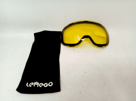 Magnetic Lemego Interchangeable Snowboard Goggle Lens - Yellow - £11.34 GBP