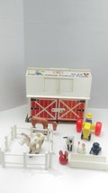 Vintage Fisher Price Little People Family Farm Lot Barn - £103.10 GBP