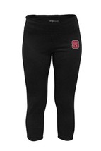 NCAA Crosstown Womens Cropped Active Lifestyle Pant NC State Wolfpack Black S - £12.96 GBP