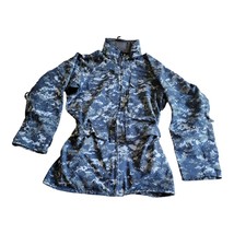 US Navy Working Parka Medium Long Digital Camo Nylon Jacket Tennessee Apparel - £43.82 GBP
