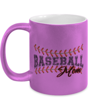 Mom Mugs Baseball Mom Pink-M-Mug - £14.34 GBP