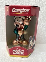 Disney Mickey Mouse Energizer European Styled Blown Glass Christmas Orna... - $24.74
