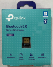 TP-Link UB500 Bluetooth 5.0 Wireless USB Dongle Adapter for PC Computer/XBox/PS4 - £11.21 GBP