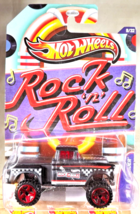 2013 Hot Wheels Jukebox-Rock N Roll 9/32 &#39;56 FLASHSIDER Flat Black w/Red ORUT5Sp - £11.36 GBP