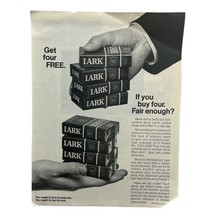 Lark Cigarettes Print Ad 1968 Vintage You Ought to Turn to Lark Four Pac... - £11.06 GBP