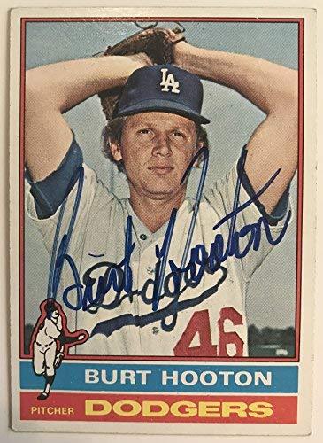 Burt Hooton Signed Autographed 1976 Topps Baseball Card - Los Angeles Do... - $15.00