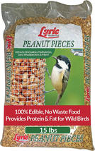 Peanut Pieces Wild Bird Seed - No Waste Bird Food - Attracts Titmice, Woodpecker - £26.32 GBP