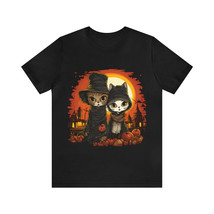 Cute Kittens Trick or Treating - Happy Halloween Custom Soft Cotton Unisex Shirt - £18.08 GBP+