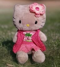 Build a Bear Hawaiian Sun Kissed Tan Tropical Hello Kitty Plush w/Access... - $247.50