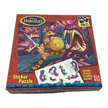 Disney&#39;s Young Hercules Sticker Puzzle 70 Pieces Ages 4 to 7 - £8.38 GBP