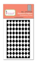 Embossing Folder Diamond Pattern Dress My Craft - £2.32 GBP