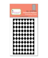 Embossing Folder Diamond Pattern Dress My Craft - $2.95