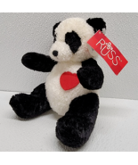 Russ Berrie Love Panda Heart Plush Valentines Day - New! - $327.13 MXN