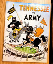 1966 Tennessee vs Army Official Game Program - Coach Doug Dickey - Vols ... - £25.15 GBP