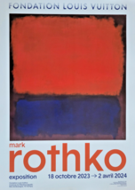 Mark Rothko - Original Exhibition Poster - Fondation Louis Vuitton Paris -202... - £185.30 GBP