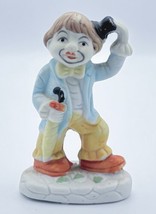 Vintage Bisque Porcelain Hobo Tramp Clown Figurine Emmett Kelly Vibes Novelty - $14.85