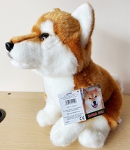 Shiba Inu 12&quot; plushie, gift wrapped or not with engraved tag or not - £31.97 GBP+