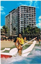 Postcard The Outrigger Hotel Waikiki Beach Honolulu Hawaii - £1.70 GBP