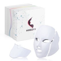 Hxdzfx Led Facial Light Therapy MASK-Led Face Mask Light Therapy, 7 Led Light T - $92.06