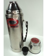 Vintage Uno-Vac Unbreakable Stainless Steel Thermos w/ Handle - 1 Quart ... - £19.05 GBP