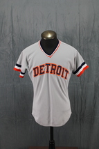 Detorit Tigers Jersey (VTG) - 1980s Away Pullover Uniform - Men&#39;s Medium - £59.95 GBP