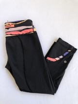 Lululemon Run: Inspire Crop Black   Multi Stripe | Size 6  Running Gym - $24.32