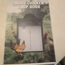 Solar Powered Automatic Chicken Coop Door with Timer/PIR Sensor Modes - $77.42