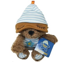 8&quot; Dan Dee Sleepy Caps Teddy Bear Tommy Stuffed Animal Plush Toy New W/ Tag - £18.59 GBP