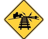 Low Ground Clearance Railroad Railway Train Sticker Decal R7298 - $2.70+