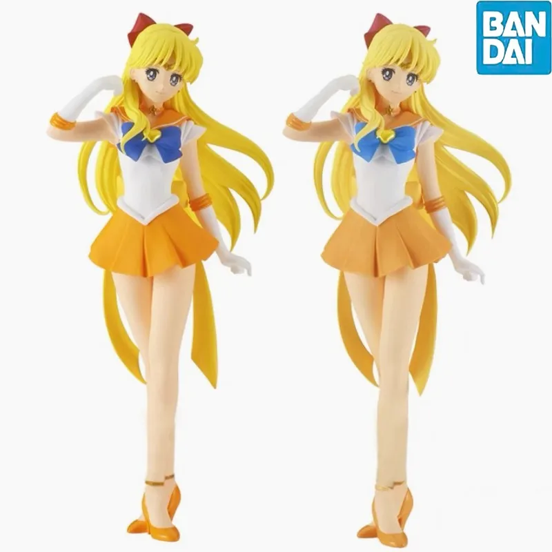 Anime Sailor Moon Eternal Figure Gliter&amp;glamours Super Sailor Venus Pvc Action - £38.42 GBP+