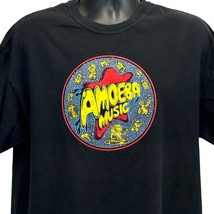 Amoeba Music Vintage Y2Ks T Shirt X-Large Record Store California Tee Mens Black - £26.20 GBP