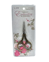 Gold Round Handle Heirloom 4 Inch Embroidery Scissors - $22.46