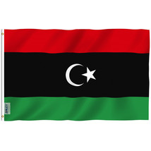 Anley 3x5 Feet Libya Flag - Libyan Flags Polyester - £6.31 GBP