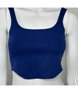 Free People Movement Tank Top Blue Cropped Womens XS Sleeveless - $340.42 MXN