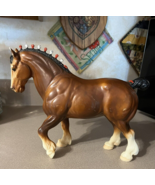 vtg Breyer Molding USA #80 Clydesdale Stallion Traditional Horse Figure ... - £22.89 GBP