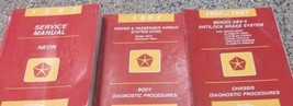 1997 DODGE NEON Service Repair Shop Workshop Manual Set W Diagnostic Procedures - £21.91 GBP