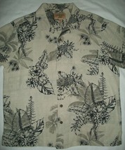 Havana Jacks Cafe Palm Leaves Pineapple Men&#39;s Blue Hawaiian Shirt Size X... - $39.99