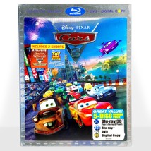 Cars 2 (5-Disc 3D &amp; 2D Blu-ray/DVD, 2011,Inc. Digital Copy) Brand New w/ Slip ! - £10.93 GBP