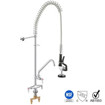 Commercial Pre-Rinse Faucet Pull Out Down Sink Kitchen 12" Add-On - £239.19 GBP