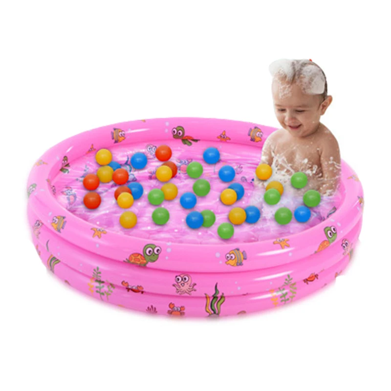 Kids Play Tent Inflatable Ocean Ball Pool Pit Round Swimming Pool Indoor/Outdoor - £30.50 GBP