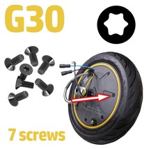 7x Motor Wheel Cover Security Screws Torx Ninebot MAX G30 Scooter Hex Bo... - $92.54 MXN