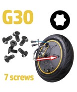 7x Motor Wheel Cover Security Screws Torx Ninebot MAX G30 Scooter Hex Bo... - $4.99
